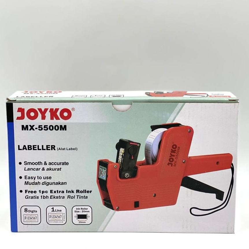 

Alat Mesin Label Harga / Price Labeller JOYKO 1 Baris 8 Digit MX-5500M / MX 5500M