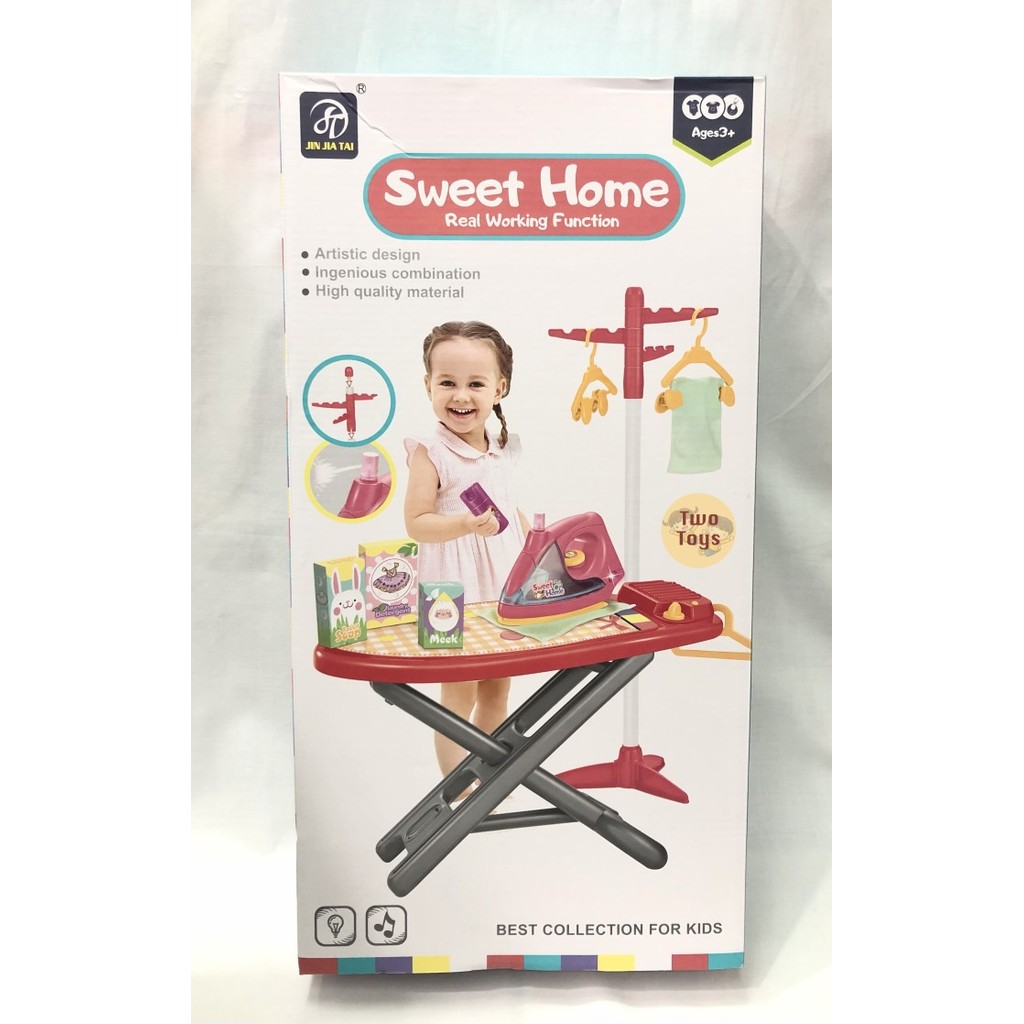 TERBARU Mainan Setrika Gosokan Anak Set ( Sweet Home Iron Board ) PROMO
