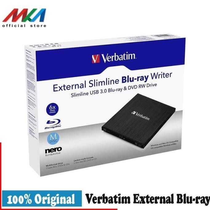 

TERSEDIA VERBATIM EXTERNAL SLIMLINE CD/DVD WRITER 98938