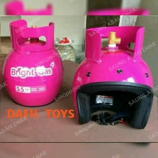 Helm Helem Helmet Gas Lpg Retro Bogo Dewasa Tabung Gas Lpg 3Kg - Sni Terbaik