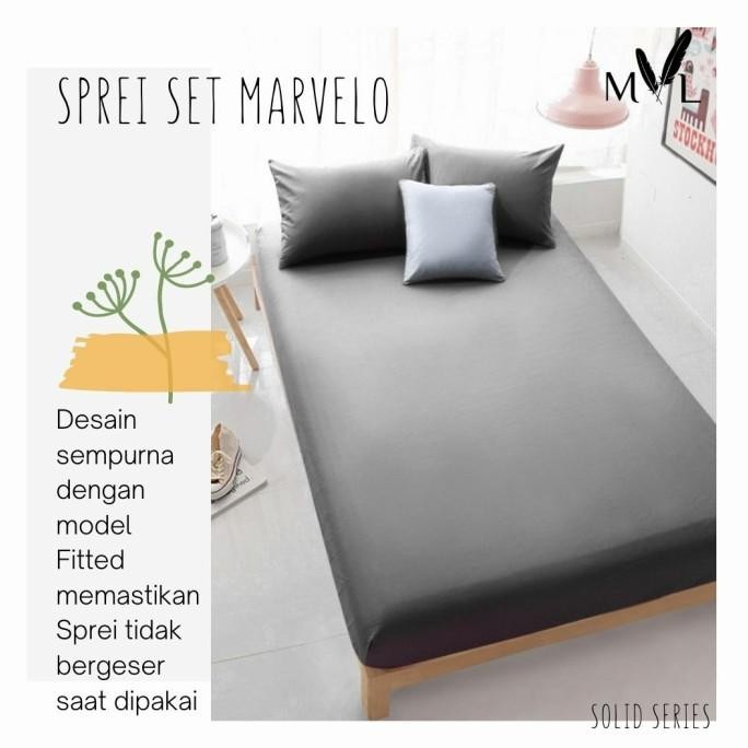 BED COVER SPREI SET Polos Disperse - 140x200 cm