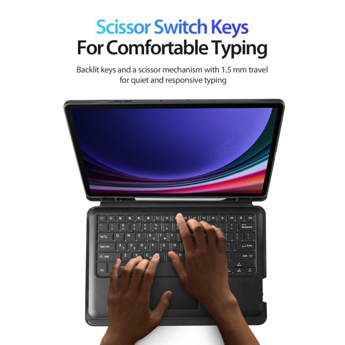 Keyboard Bluetooth Samsung Tab S9 Fe Tab S9 Fe Plus - Dk Dux Ducis