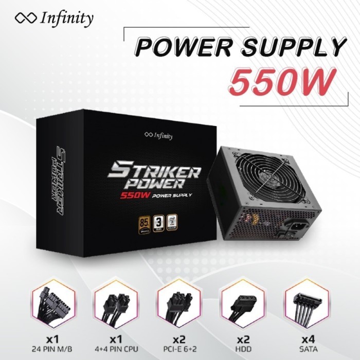 Power Supply Infinity 500W Bronze - PSU Infinity 500W