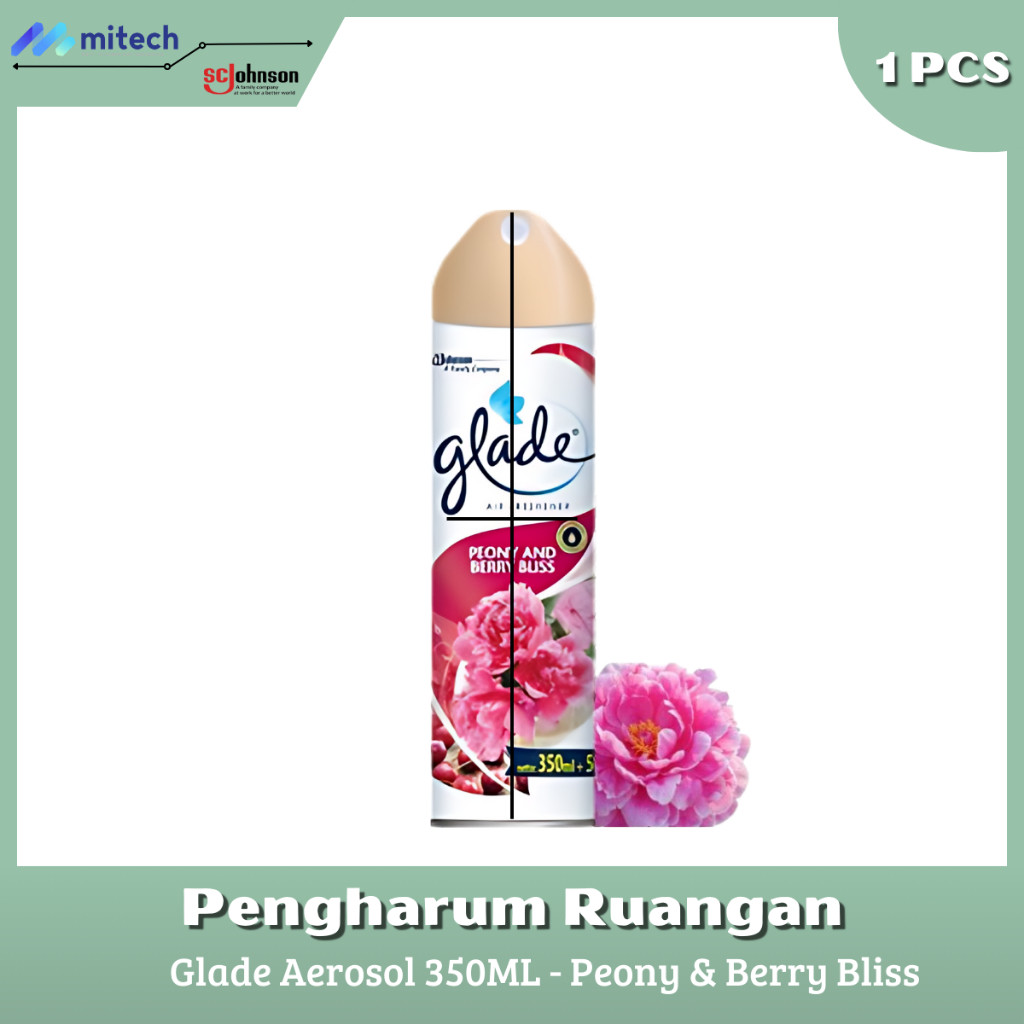 Glade Aerosol Pengharum Ruangan - Peony And Berry Bliss 350ml