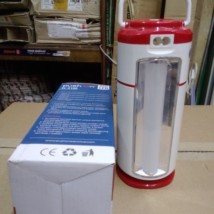 Termurah Emergency Light Led Charger 30Wat Lampu Darurat Led 30Wat Push On