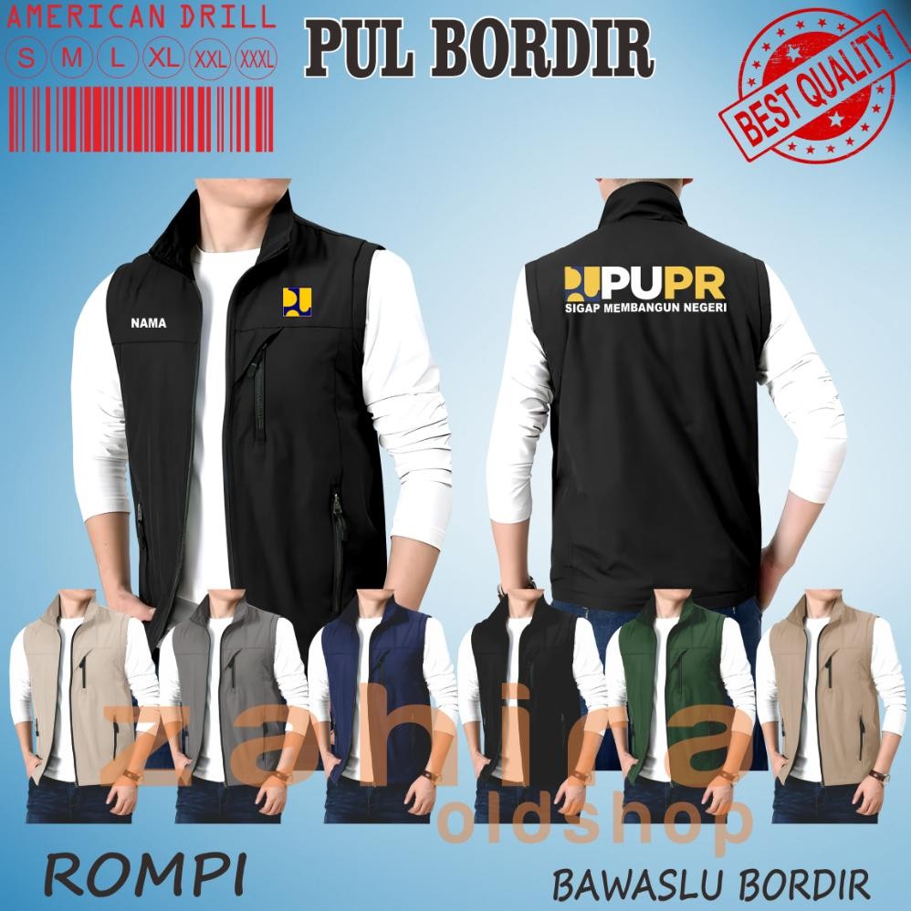 Kemeja Pria Tactical Dinas Proyek Lapangan Rompi Pria,Rompi Motor,Rompi Terlaris,Rompi Formal,Rompi 