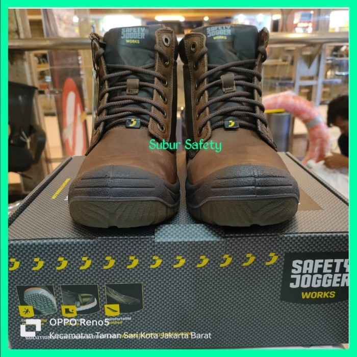 Sepatu Safety Jogger Dakar Brown / Safety Shoes Jogger Dakar Brown S3