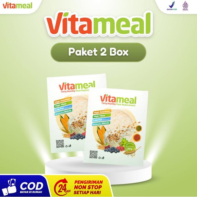 

VITAMEAL - Paket 2 BoxSereal Sehat Untuk Masalah Lambung Gerd Maag