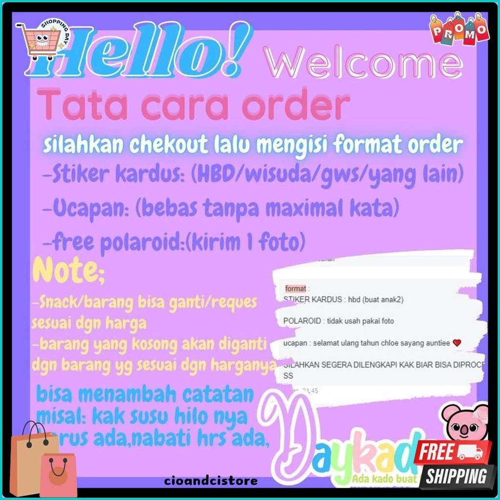 

(Kirim Hari Ini )Hampers Kado Hadiah Giftbox Murah Terjangkau Untuk Pacar Sahabat Kesayangan Teman Dll (Murmer)