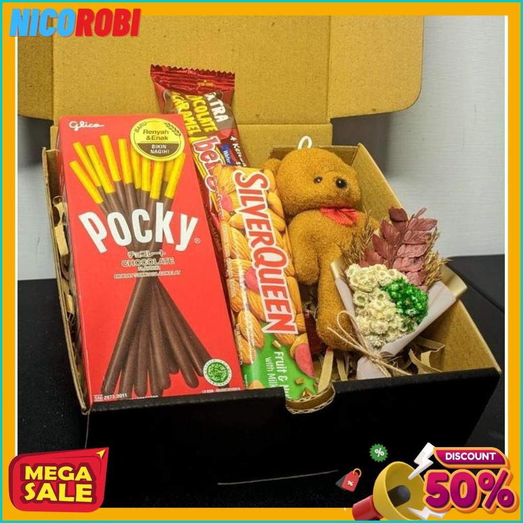 

Hampers Snack Box Kado Ulang Tahun Pacar Gift Box Gantungan Kunci Hadiah Pacar Anniversary Kado Murah Hari Guru Kado Cewek Cowok Set Kado Anak Buket Kado Hari Guru (Cod)
