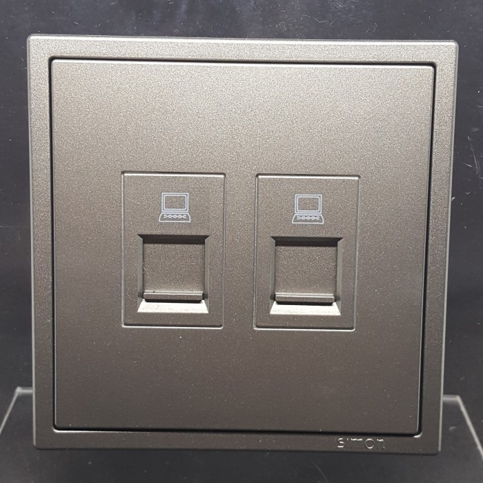 SIMON I7 GREY OUTLET DATA / OUTLET DATA TWIN DATA CAT 6