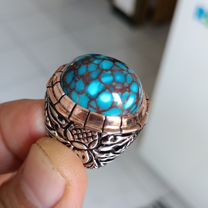 

Farizal - Batu Pirus Natural Gradasi Hq No Giok Borneo Persia Mesir Singciang