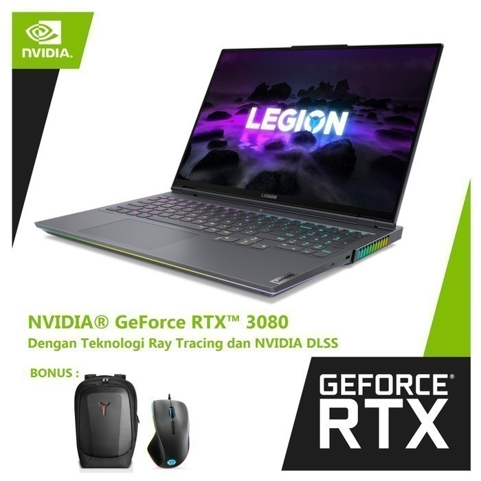 Lenovo Legion 7 16 GeForce RTX™ 3080 - I7 11800H 32GB 1TBSSD
