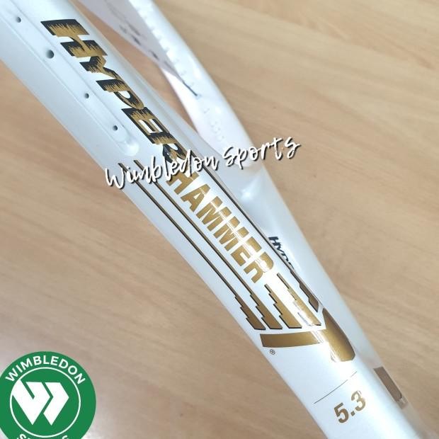 Raket Tenis Wilson Hyper Hammer 5.3 White Edition / Wilson Hh 5.3