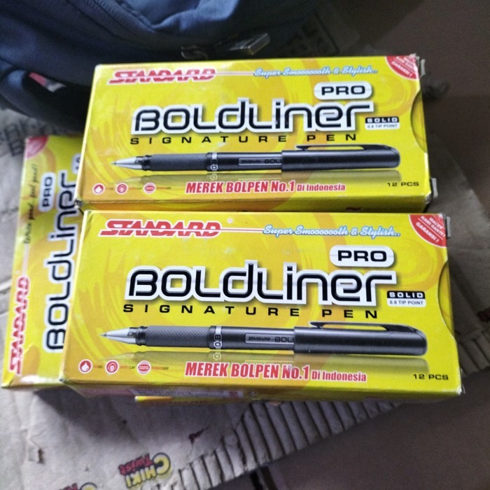 

Ready Pulpen Standard Boldliner PRO 0.8 ( BIRU )