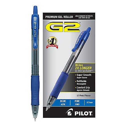 

Ready [ PACK ] Ballpoint Pulpen Gel 0,7 - Pilot G2 Fine MURAH!