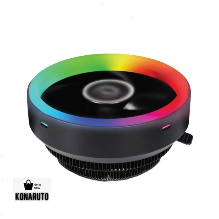 Sale Illupro Fan Processor Rgb Fan Lga 1155 Fan Gaming Intel Amd Fc-100