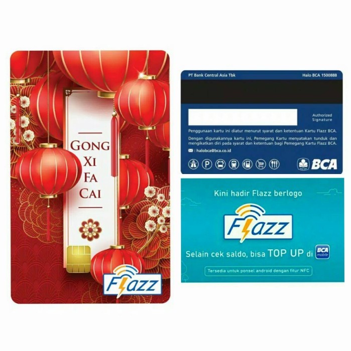 FLAZZ BCA GEN 2 /GEN2 LAMPION MERAH - IMLEK / CHINESE NEW YEAR EDITION