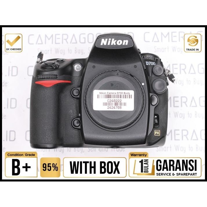 Nikon D700 Dslr Full Frame Camera - Jaminan Used Mulus Berkualitas