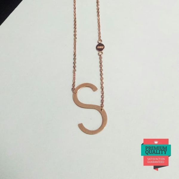 Murah kalung carandelano huruf S Elegan