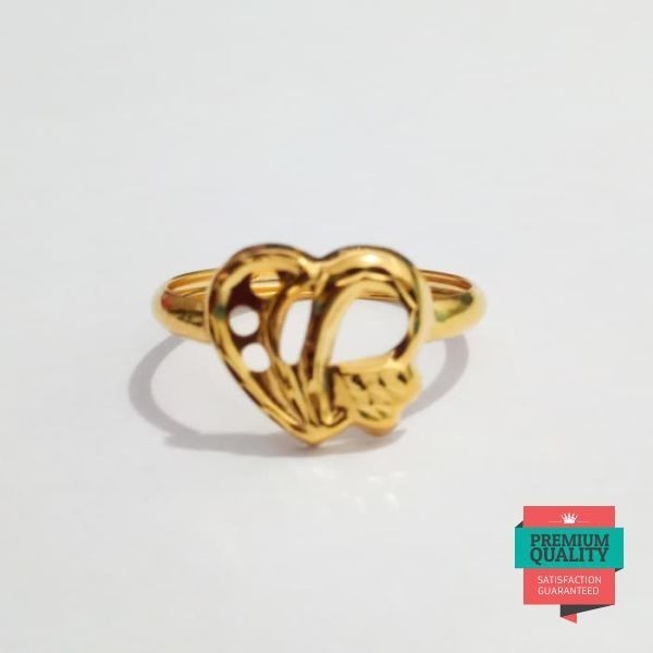 Murah cincin wanita elegant emas asli kadar 700 Elegan