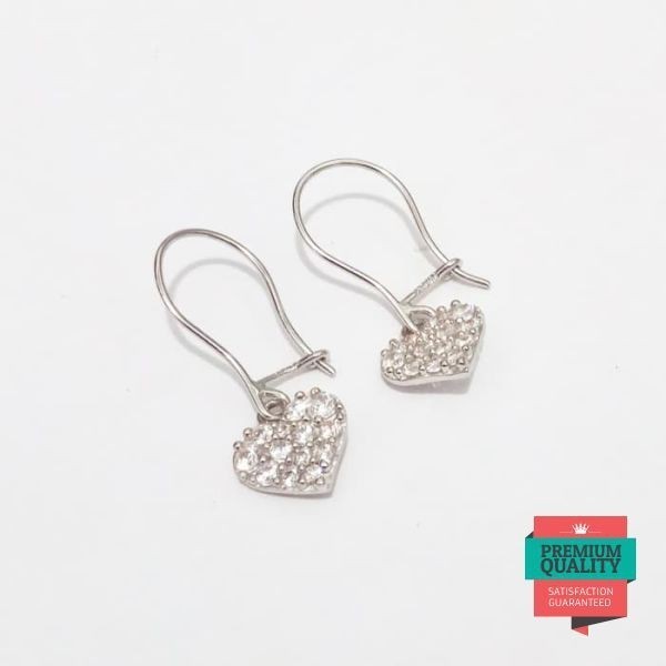Grosir Anting Love Permata emas asli kadar 750 Keren