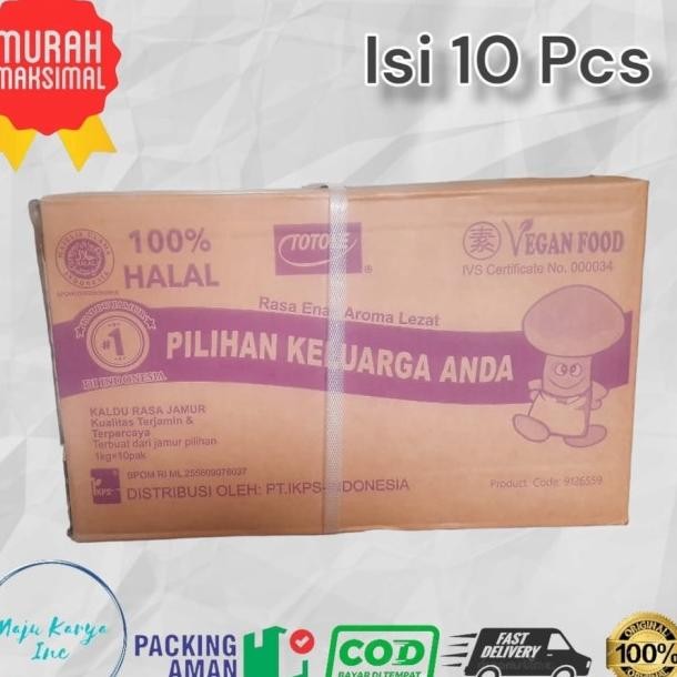 

Totole kaldu jamur 1 kg Dus isi 10 pcs HALAL BPOM