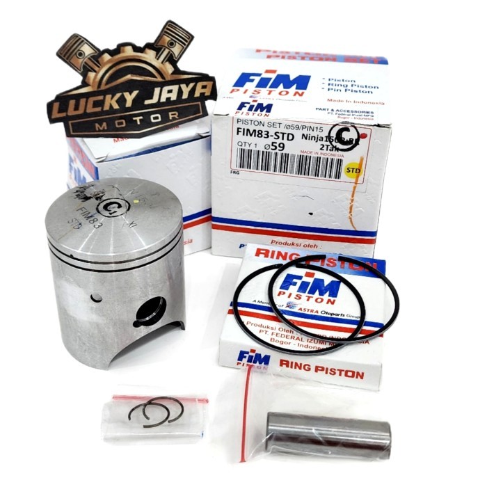 Produk Unggulan] Seher Piston Kit Fim Ninja R Rr Pen 15 Fim 83 Ukuran Std Standar 59MM Kode C