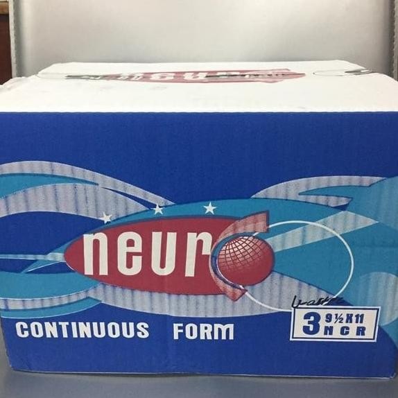 

Continuous Form / Kertas Dot Matrix Neuro 9 1/2 x 11 - 3 Ply (K3)