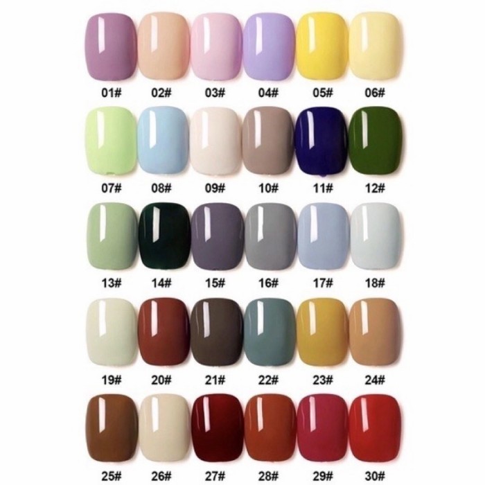 1 Set AS Nail 60 Warna15ml / Kutek UV Set AS / AS Nail Pol