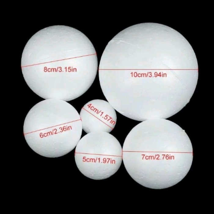 

favorit] Bola styrofoam planet 1 set isi 10 pcs