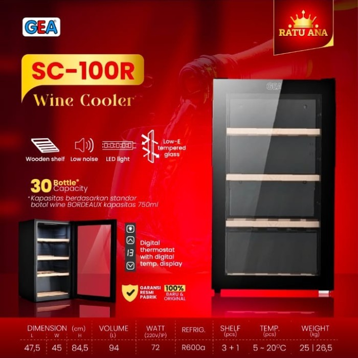 wine cooler gea sc 100y