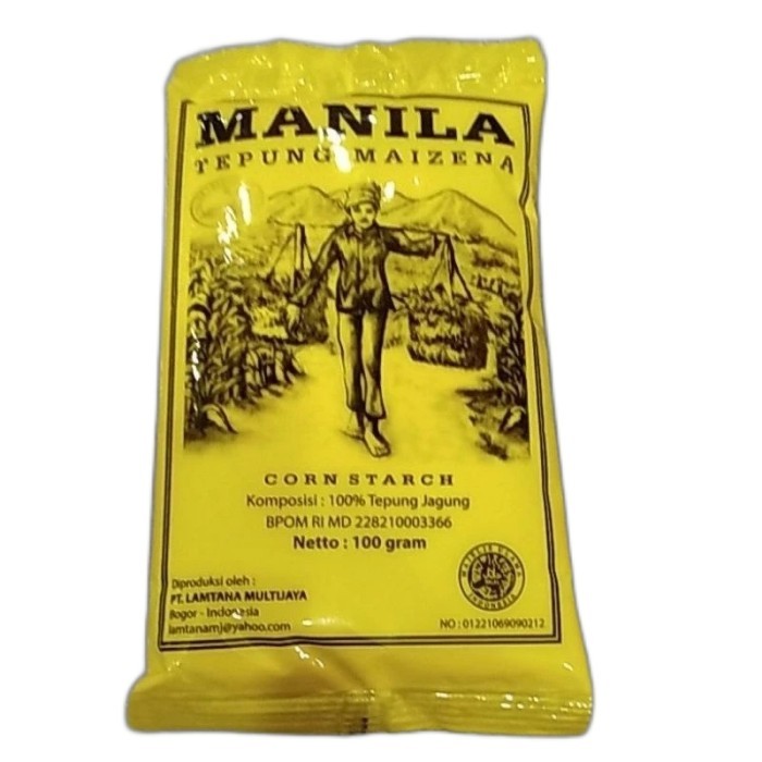 

MANILA TEPUNG MAIZENA CORN STARCH 100 GR