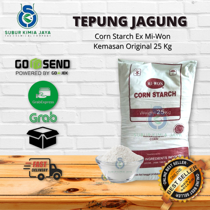 

Corn Starch Ex Miwon / Tepung Jagung / 25 Kg Khusus Kurir Instant