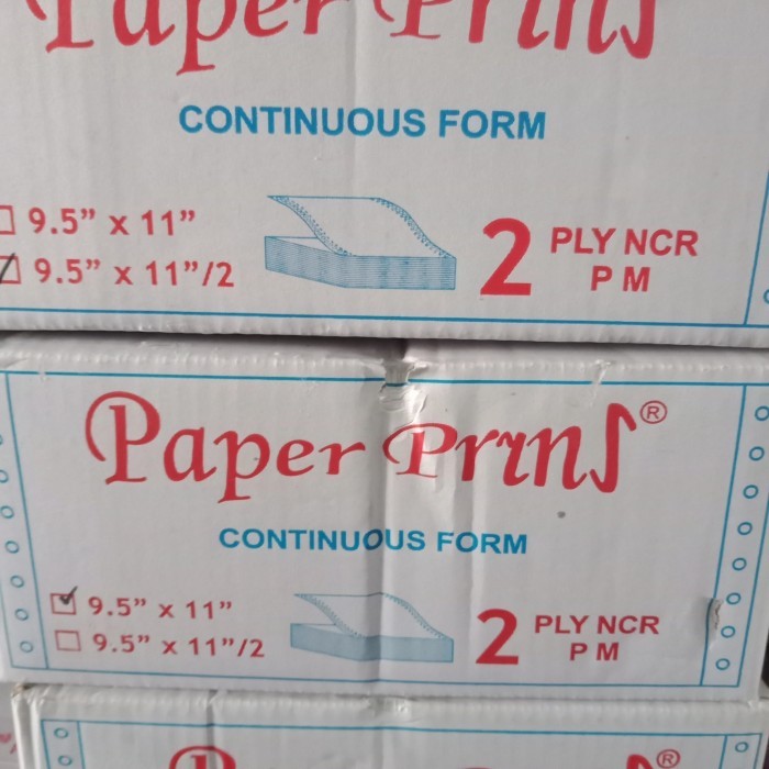 

KERTAS CONTINUOUS FORM 2 PLY STANDAR ATAU 2 PLY BAGI 2 TERMURAH