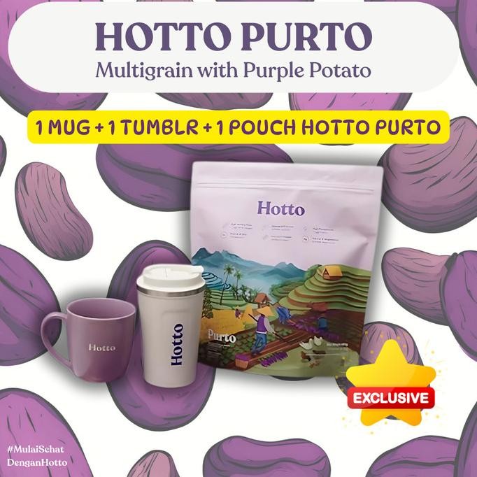 Very Limited stock!! Paket 1 pouch hotto + 1 tumblr + 1 mug