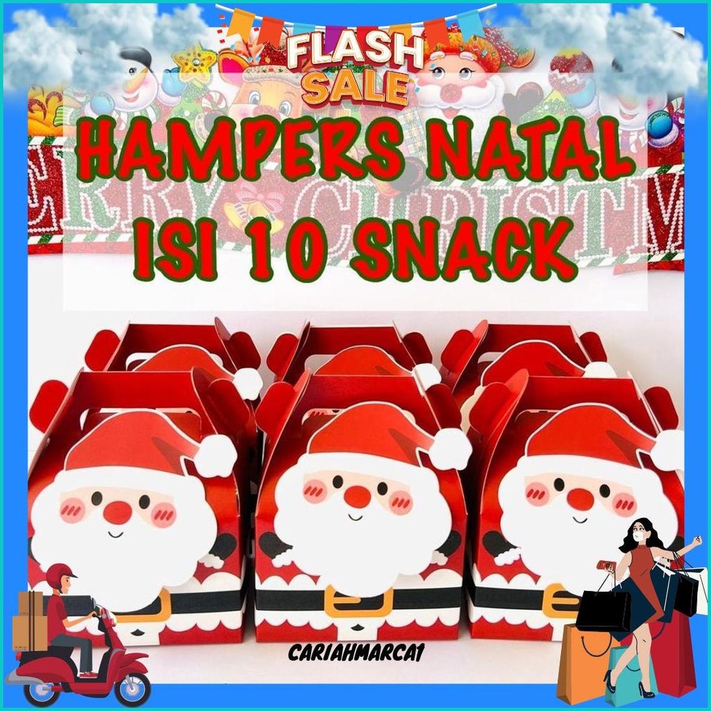 

Poohstation Psnck16 Paket Snack Natal/ Hampers Merry Christmas/ Hampers Anak/ Souvenir Natal/ Bingkisan Merry Christmas Murah