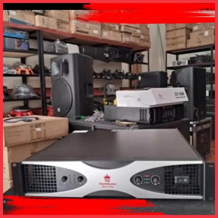 (SOU) POWER AUDIO 4 CHANNEL 1200W SOUNDQUEEN MX 41200