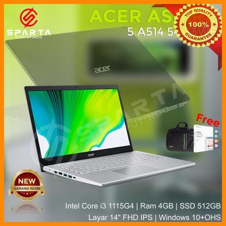 (CVS) LAPTOP ACER ASPIRE 5 A514-54-33WF CORE I3-1115G4 RAM 4GB SSD 512GB