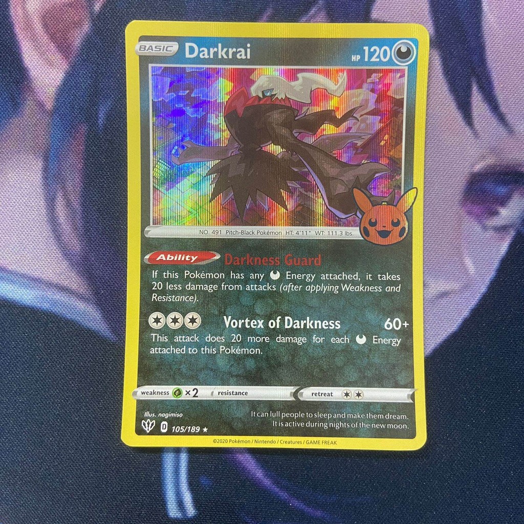 pokemon (EN) darkrai trick or trade -  105/189 - Holo Rare