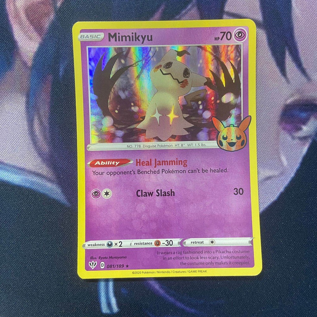 pokemon (EN) mimikyu trick or trade -  081/189 - Holo Rare