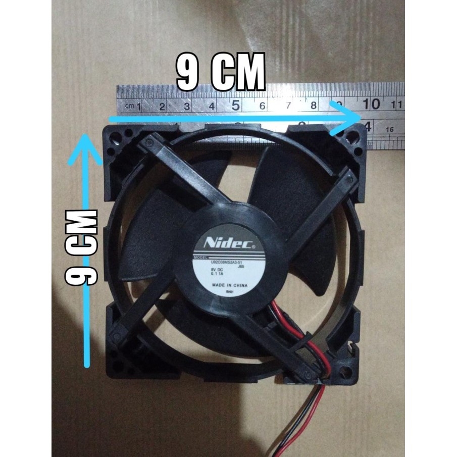 Fan Motor Kipas Kulkas 2 Pintu Panasonic Nidec 8V DC