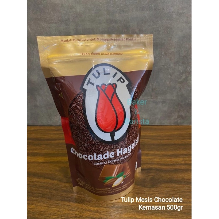 

TERBARU MESES TULIP DARK 500GR CHOCOLADE HAGESLAGE / TULIP MEISES COKLAT