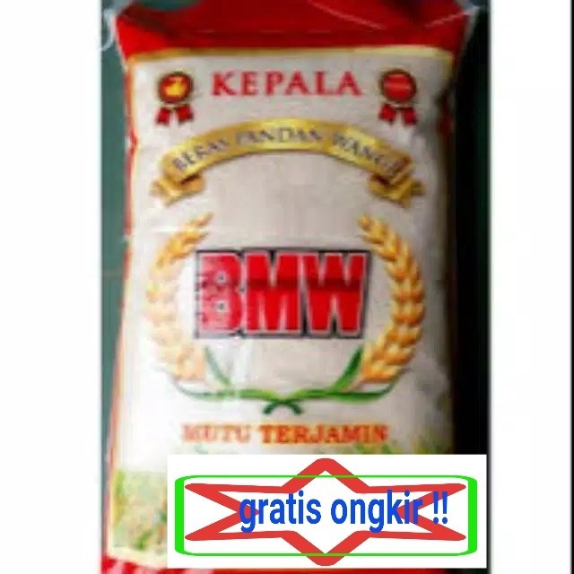 

TERBARU BERAS CAP MEREK BMW PANDAN WANGI 20 KG ASLI KUALITAS SUPER PULEN MURAH