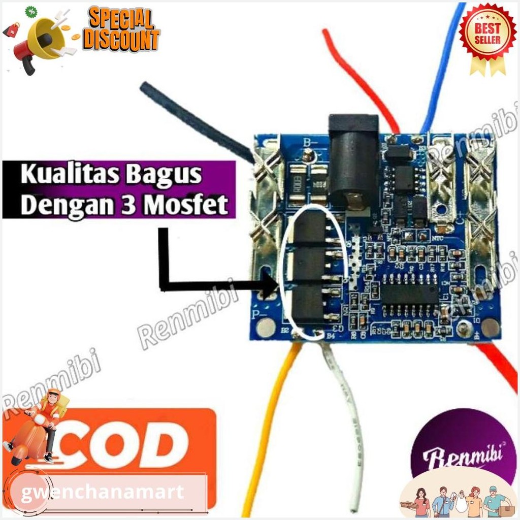 Bms 5S Modul Sparepart Baterai Untuk Jld Tool Nrt Pcb Pro Nagawa 18V 20V 21V 48V Volt Bisa Buat Xeno