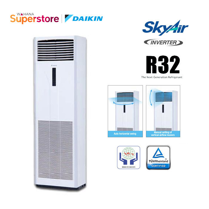 READY STOKKK Daikin AC Floor Standing Skyair Inverter Malaysia 3.5 PK ( Remote Wireless ) ( 1 Phase