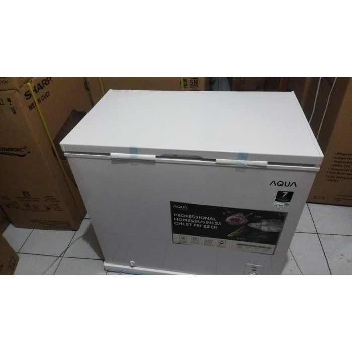 Chest Freezer AQUA 200 Liter AQF-200 GC Freezer BOGOR