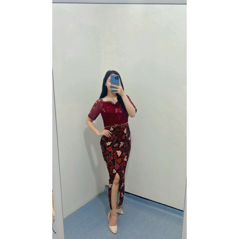 Baju Dress Natal Wanita Pakaian Imlek Midi Dreas Gereja Dres Natalan Remaja Gaun Pesta Mewah Sress W