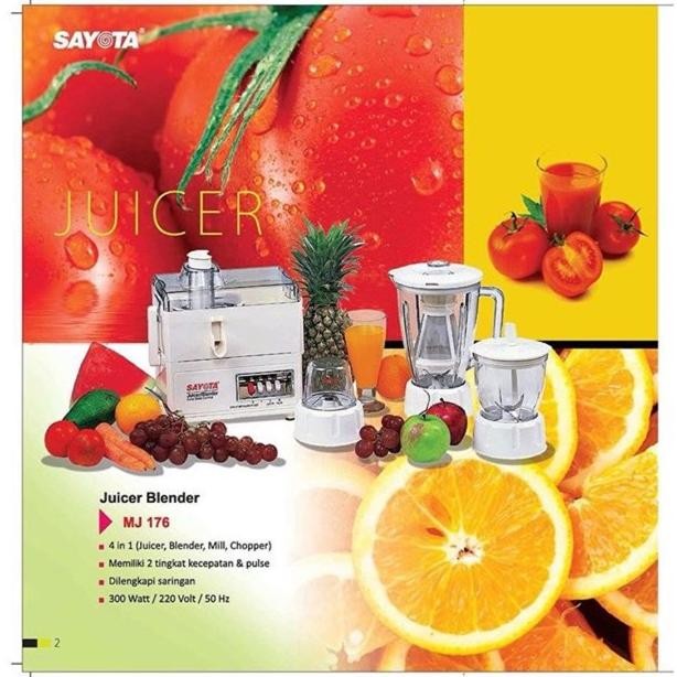 Juicer Blender - MJ 176 Sayota