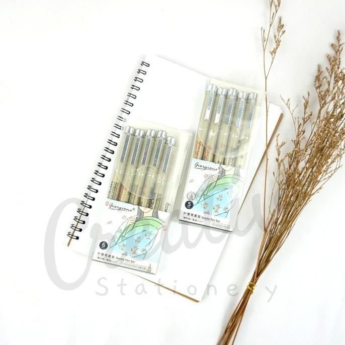 

Giorgione Drawing Pen Set Pena Gambar Kaligrafi Lengkap 3 5 7 Pen ZG-0